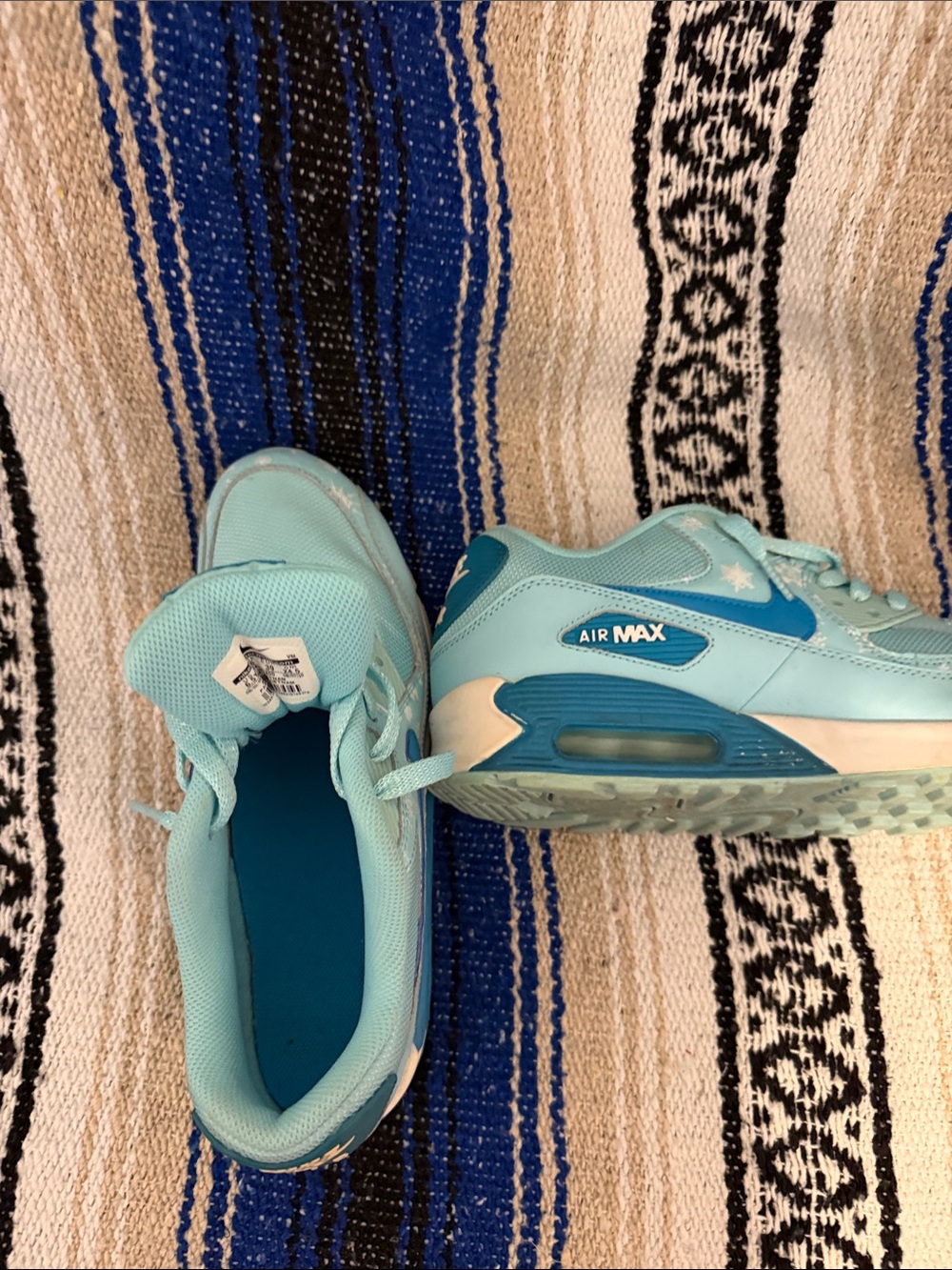 Nike Air Max Teal & Aqua Running Sneakers